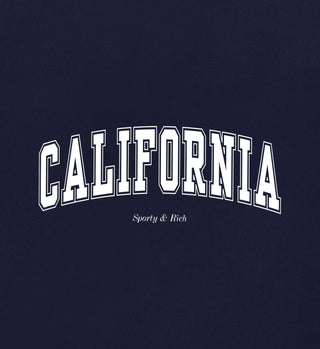 Sweat California - Marine/Blanc