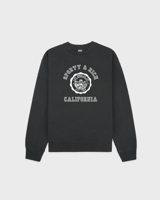 California Emblem Crewneck - Faded Black/White
