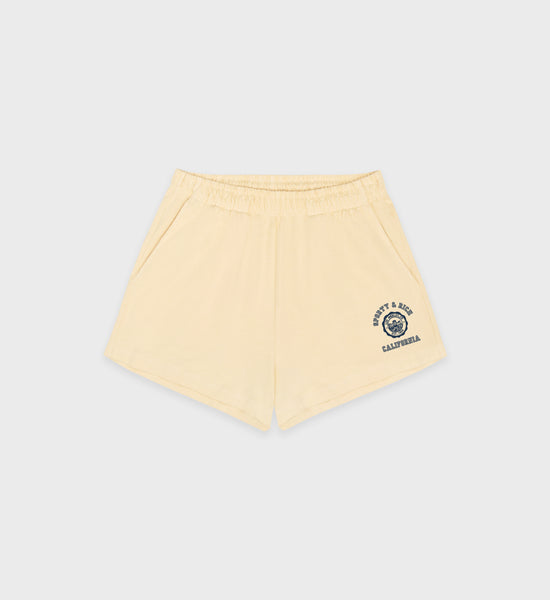 California Emblem Disco Short - Almond/Navy