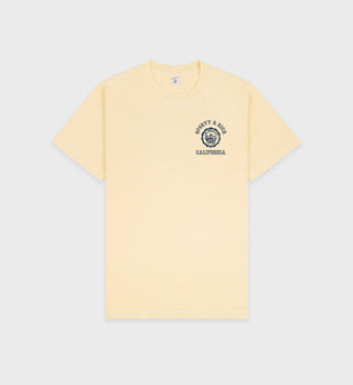 T-Shirt California Emblem - Amande/Marine