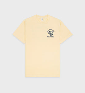 California Emblem T-Shirt - Almond/Navy