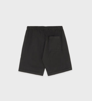 California Gym Short - Faded Black/Spring Green