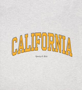 Crewneck enfant California - Gris Chiné/Doré