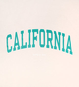 California Kids Sweatpant - Cream/Spring Green