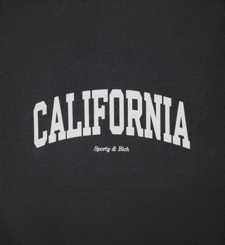 California Sports Tee - Faded Black/White