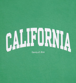 T-Shirt California Sports - Verde/Blanc