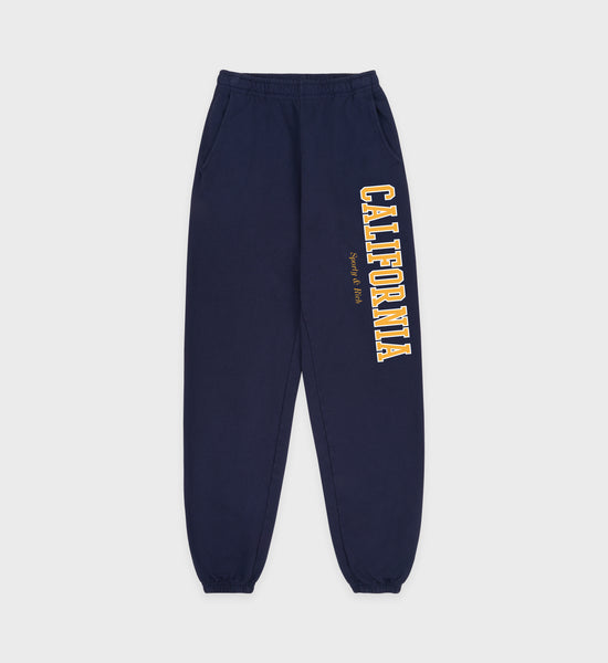 California Sweatpant - Navy/Gold