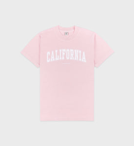 California T-Shirt - Ballet/White