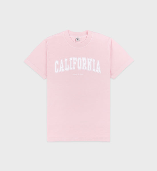 California T-Shirt - Ballet/White