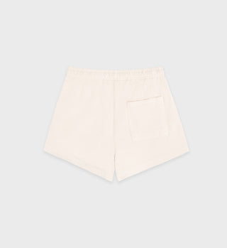 The Carlyle Script Disco Short - Cream/Forest