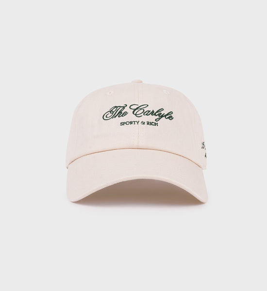 The Carlyle Souvenir Hat - Cream/Forest