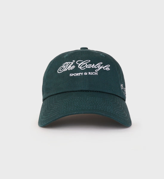 The Carlyle Souvenir Hat - Forest/White