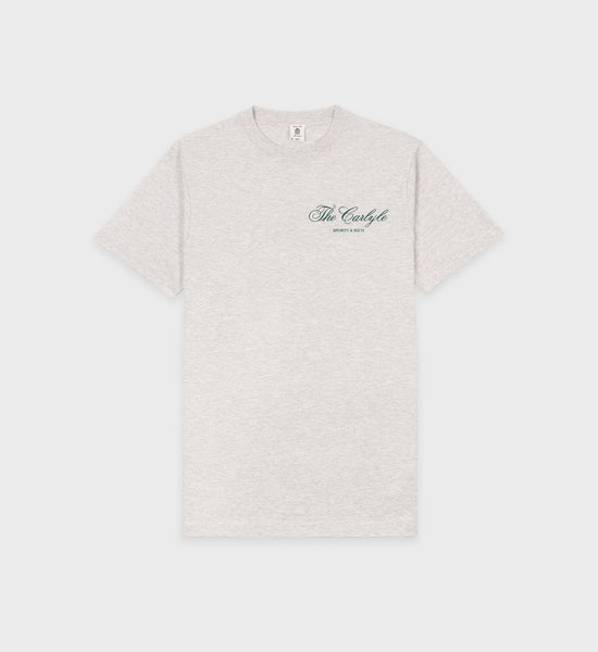 The Carlyle Souvenir T-Shirt - Heather Gray/Forest