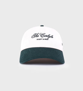 The Carlyle Souvenir Hat - White/Forest