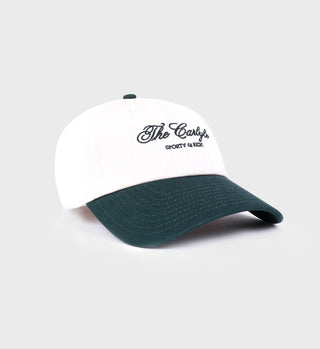 The Carlyle Souvenir Hat - White/Forest