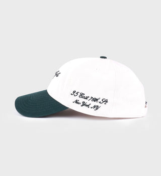 The Carlyle Souvenir Hat - White/Forest