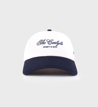 The Carlyle Souvenir Hat - White/Navy