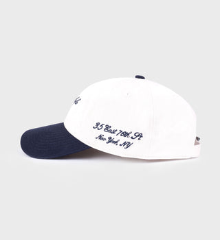 The Carlyle Souvenir Hat - White/Navy