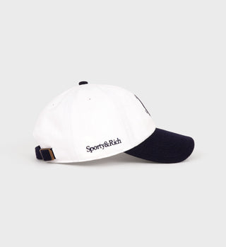 Champions Wool/Cotton Hat - White/Navy