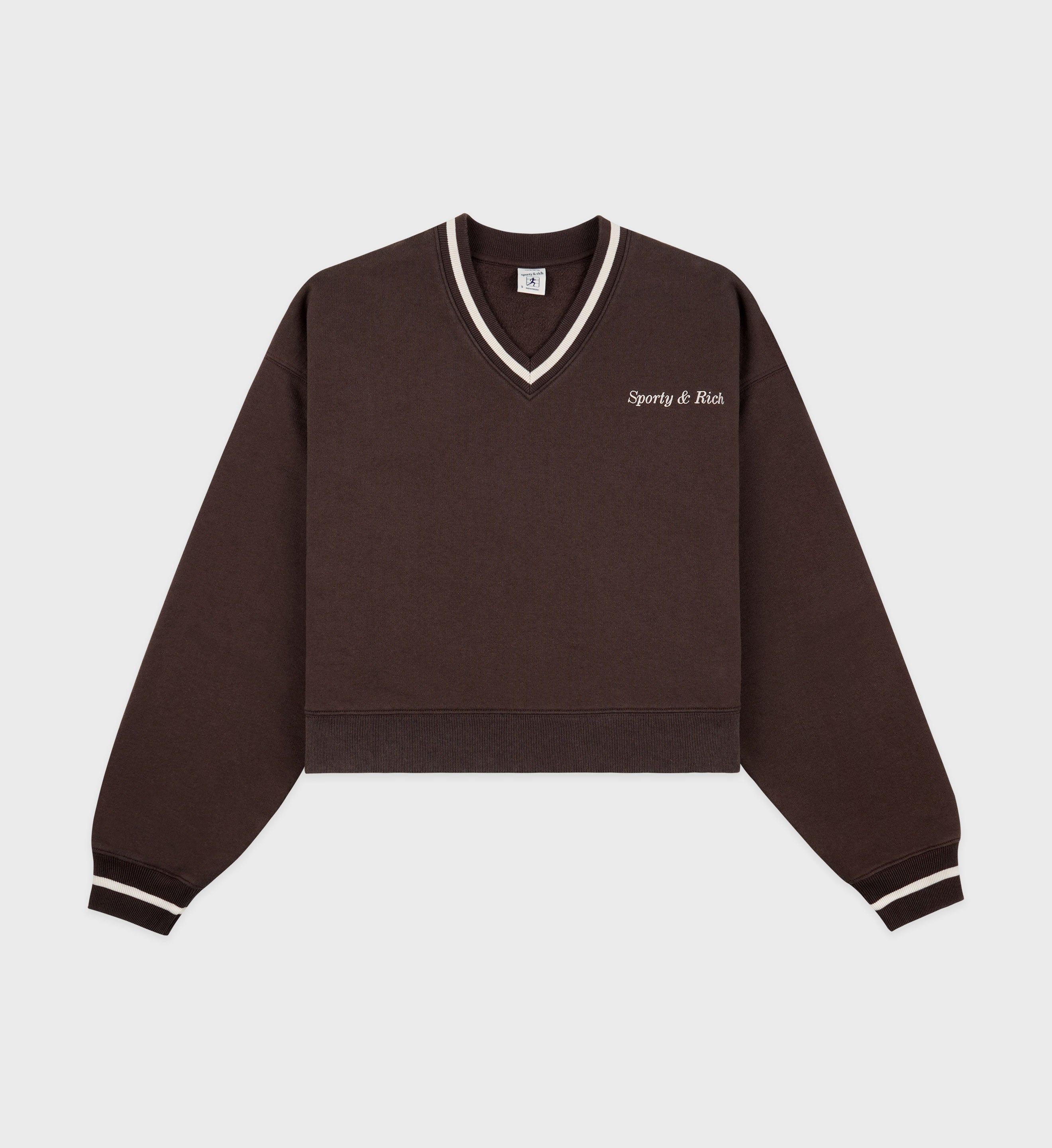 Classic Cotton V-Neck Sweater