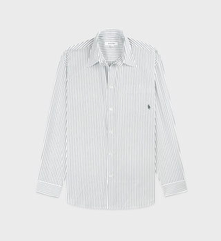 SRC Oversized Shirt - Forest Striped