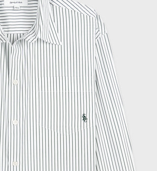 SRC Oversized Shirt - Forest Striped