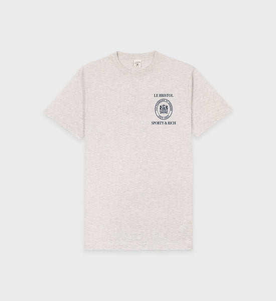 T-shirt Crest Seal 100th - Gris Chiné/Marine