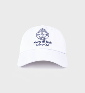 Crown Country Hat - White/Navy