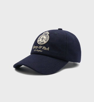 Crown LA Wool Hat - Navy/Cream