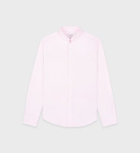 Crown Logo Oxford Shirt - Rose Striped