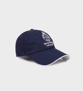 Crown Logo Nylon Hat - Navy/White