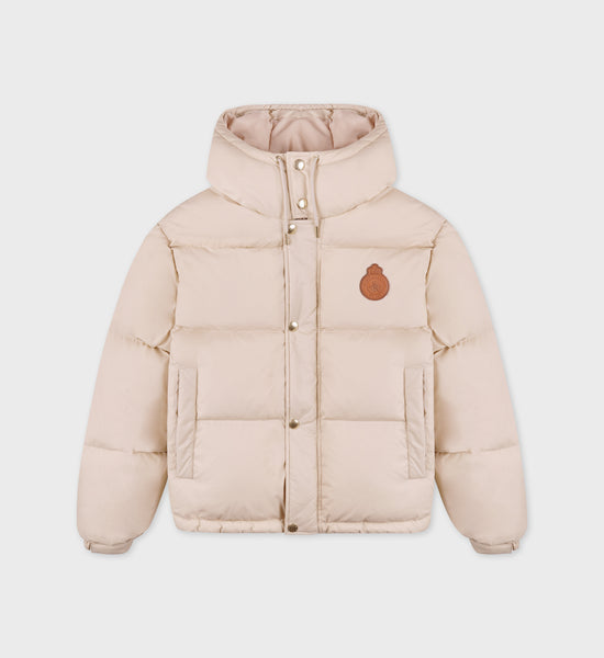 Crown Puffer Jacket - Cream