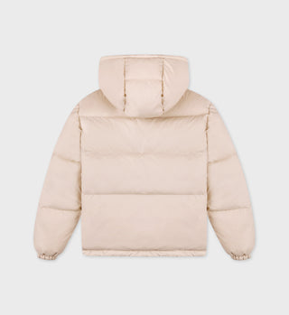 Crown Puffer Jacket - Cream