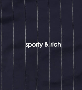 Track Short - Navy/Cream