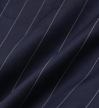 Track Short - Navy/Cream