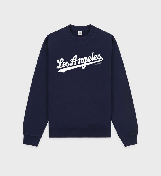 Dodgers Crewneck - Navy/White