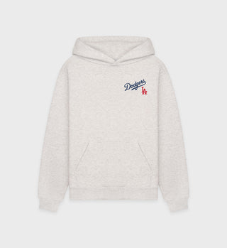 Dodgers Serif Hoodie - Heather Gray/Navy