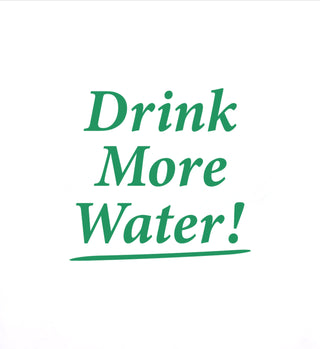 Drink More Water 크루넥 - 화이트/베르데