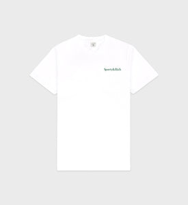 Drink More Water T-Shirt - White/Forest