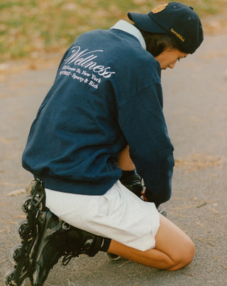 Soho Crewneck - Navy/White