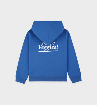 Serif Logo Kids Hoodie - Paris Blue