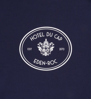 Eden Crest Crewneck - Navy/White