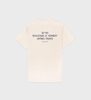 Eden Crest Kennedy T-Shirt - Cream/Navy