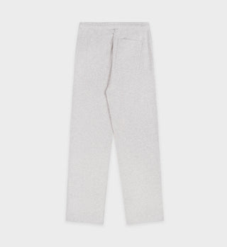 Emblem Straight Leg Sweatpant - Heather Gray/Navy