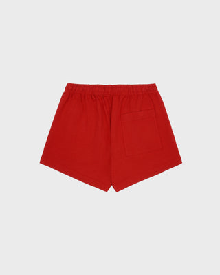 California Emblem Disco Short - Ruby/White