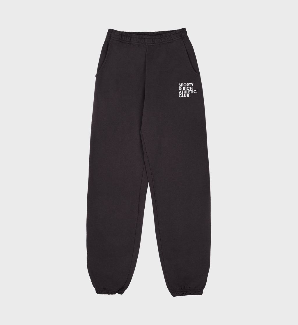 Exercise Often Sweatpant - Faded Black/White – Sporty & Rich