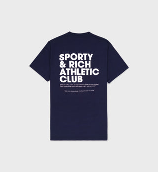 Exercise Often T-Shirt - Navy/White