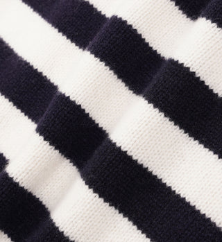 SRC Wool Crewneck - Navy/Off White
