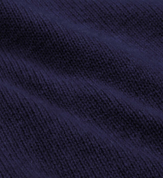 Faubourg Cashmere Sweater - Navy/White