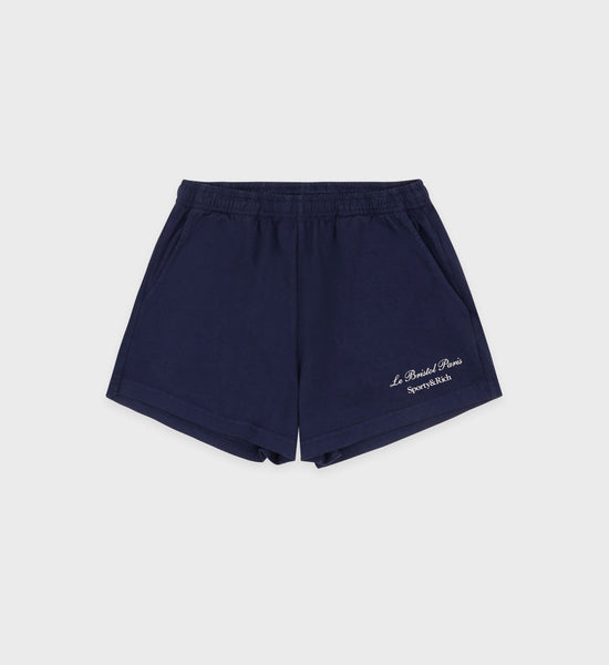 Faubourg Disco Short - Navy/Cream